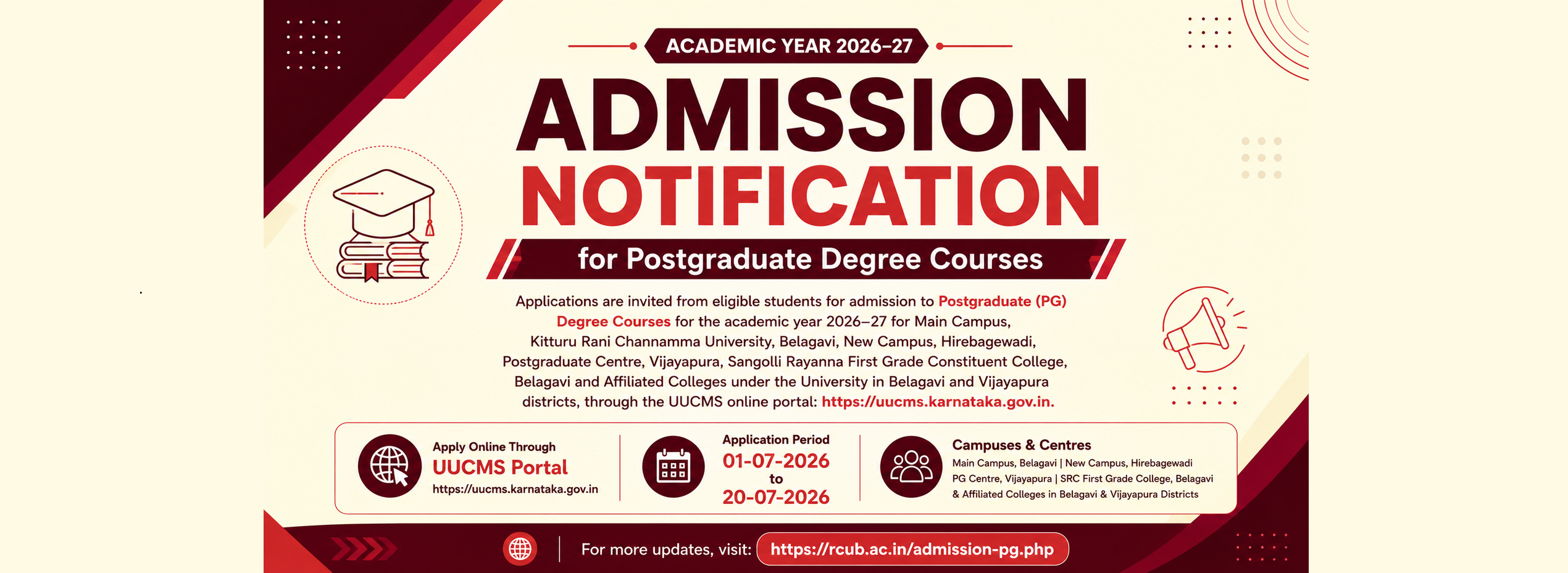 PG Admission 2026-27